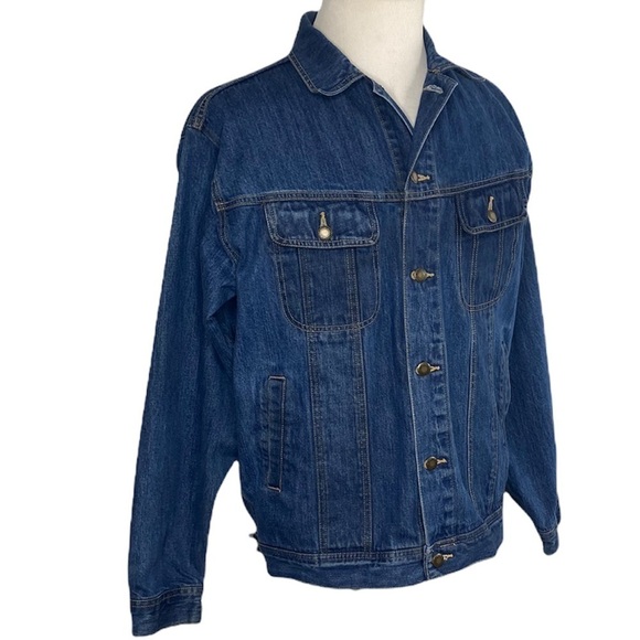 Wrangler Rugged Wear Trucker Denim Jean Jacket - Picture 3 of 9